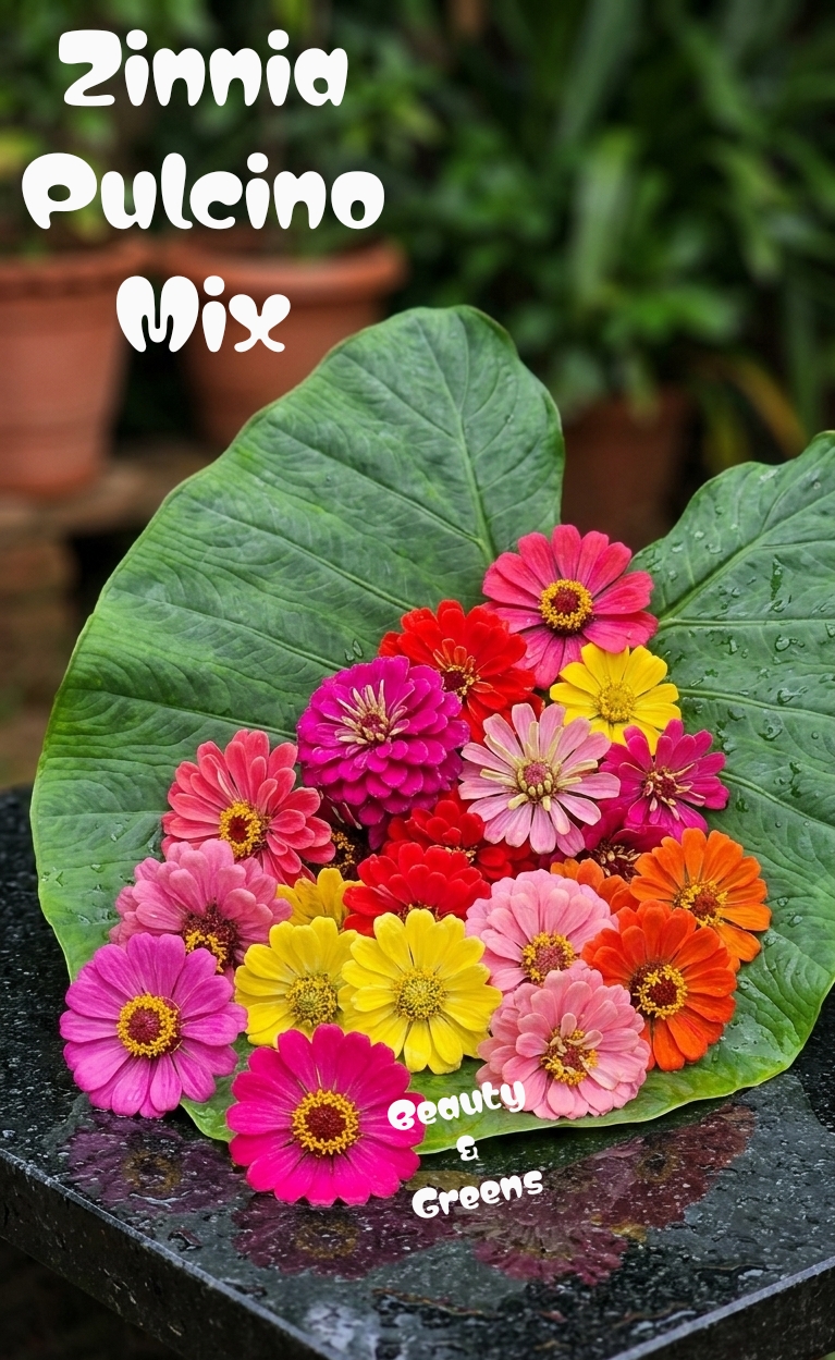 Zinnia Pulcino Mix Seeds